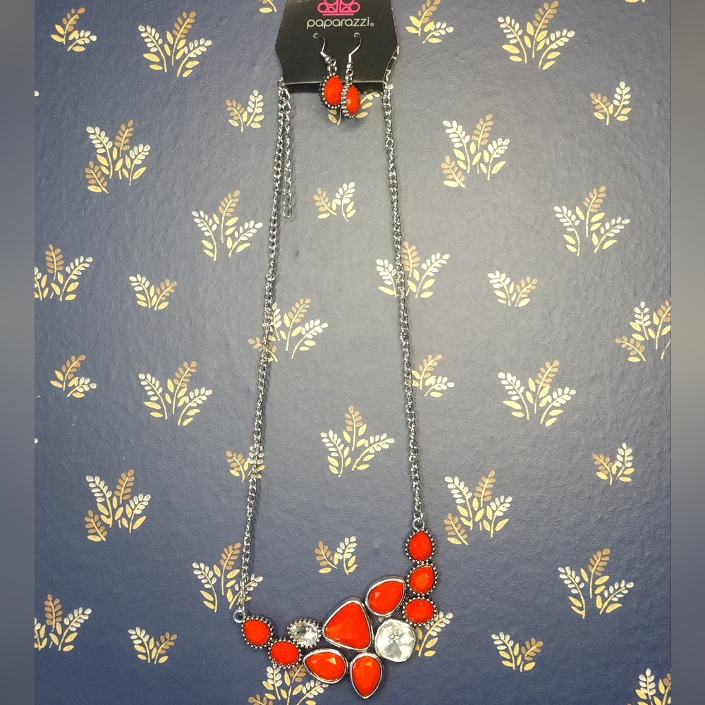 Paparazzi Necklace and Earrings Set